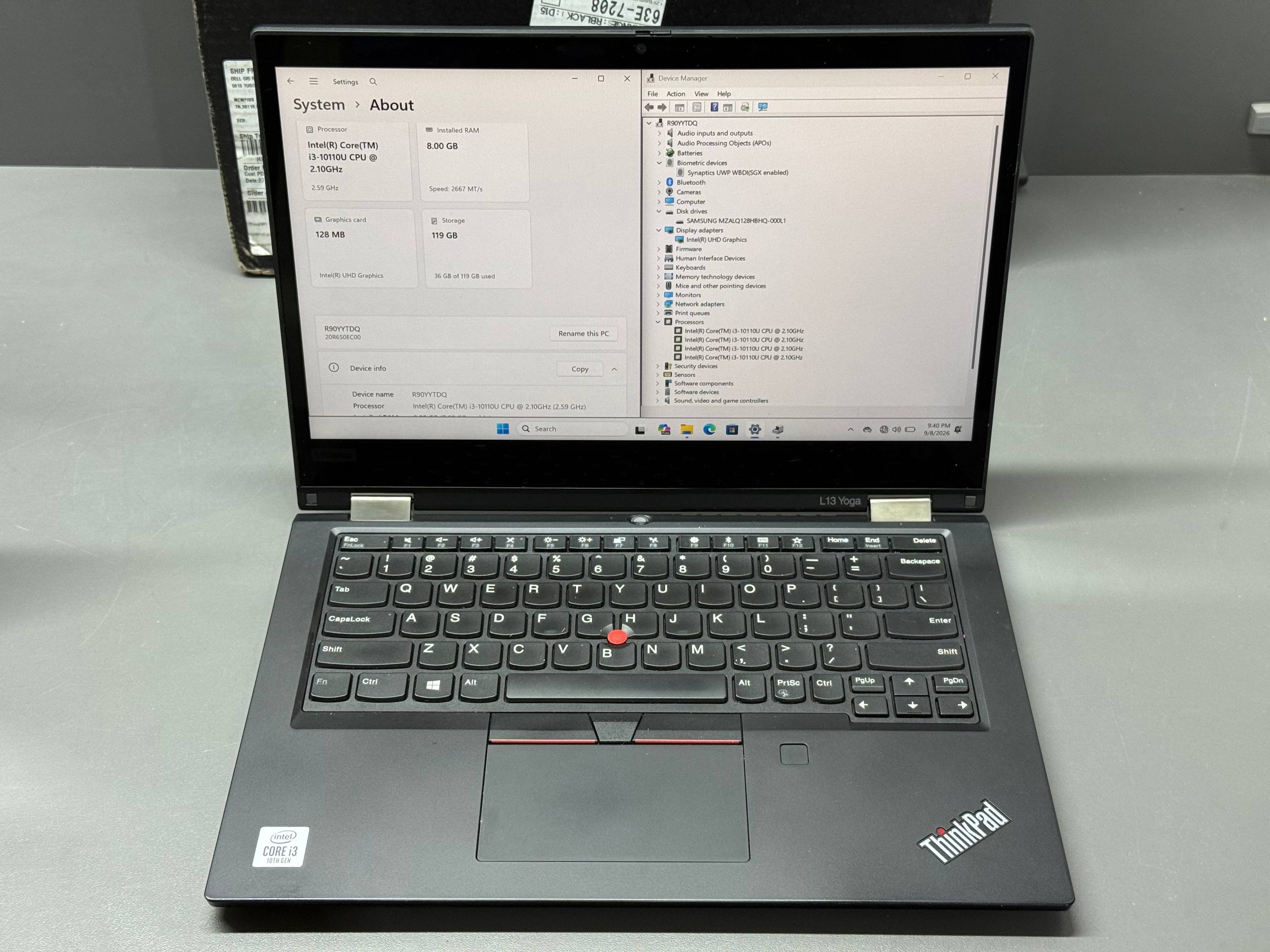 Lenovo ThinkPad Yoga 13 — ajoyib holat