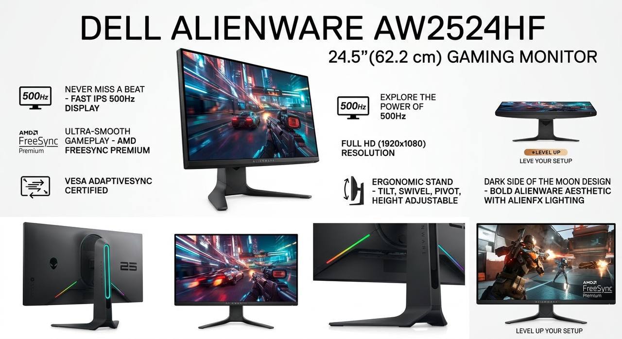 Dell Alienware AW2524HF 24 5" (62 2