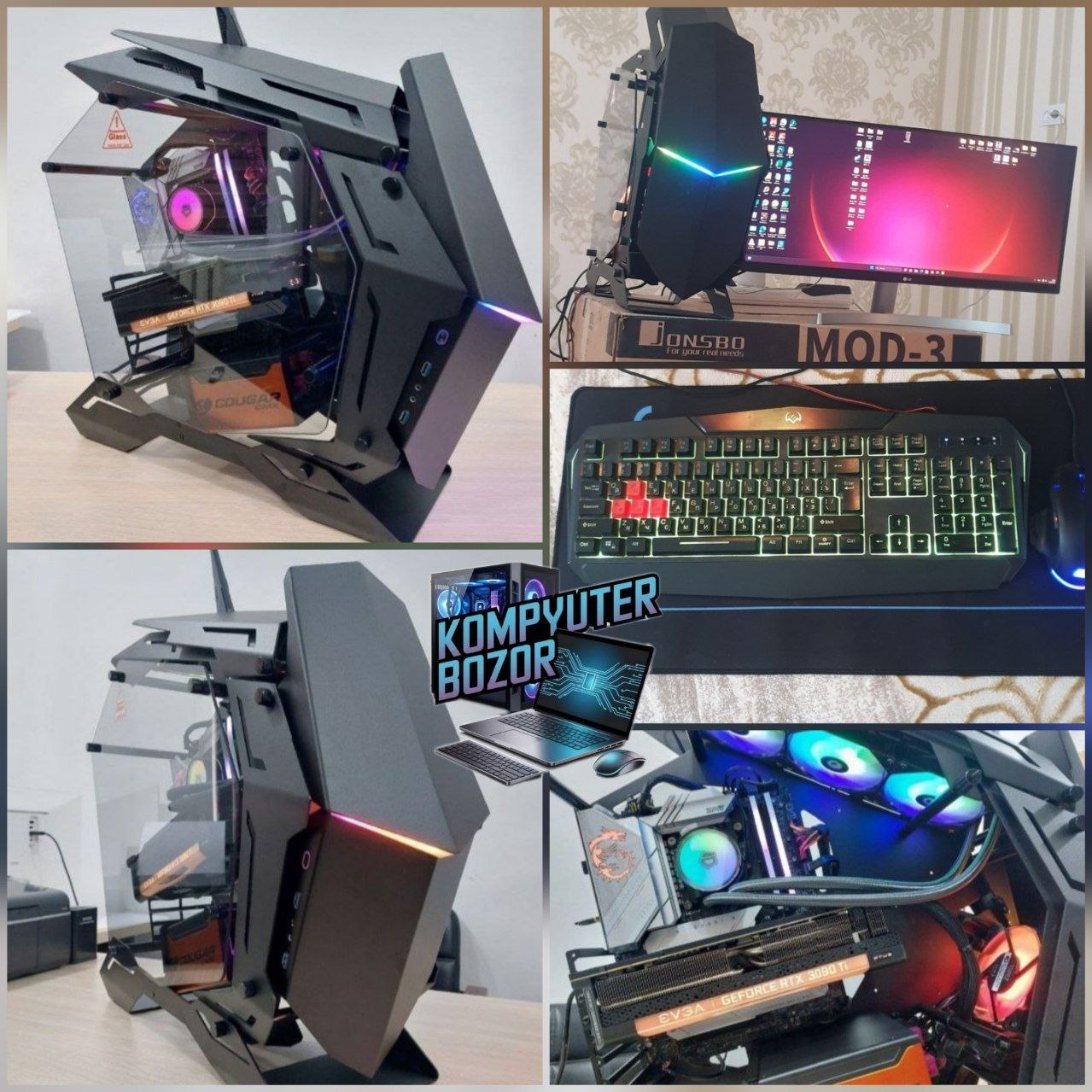 Case Jonsbo Mod-3 Black Mech Warrior