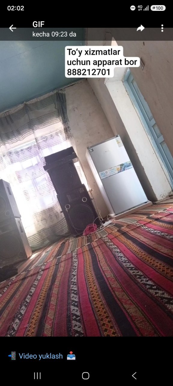 Apparat Toʻy xizmatlari charlar sunnat toʻy fotixa