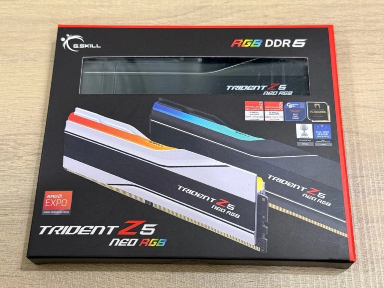 G.SKILL Trident Z5 Neo RGB 32GB — yangi DDR5