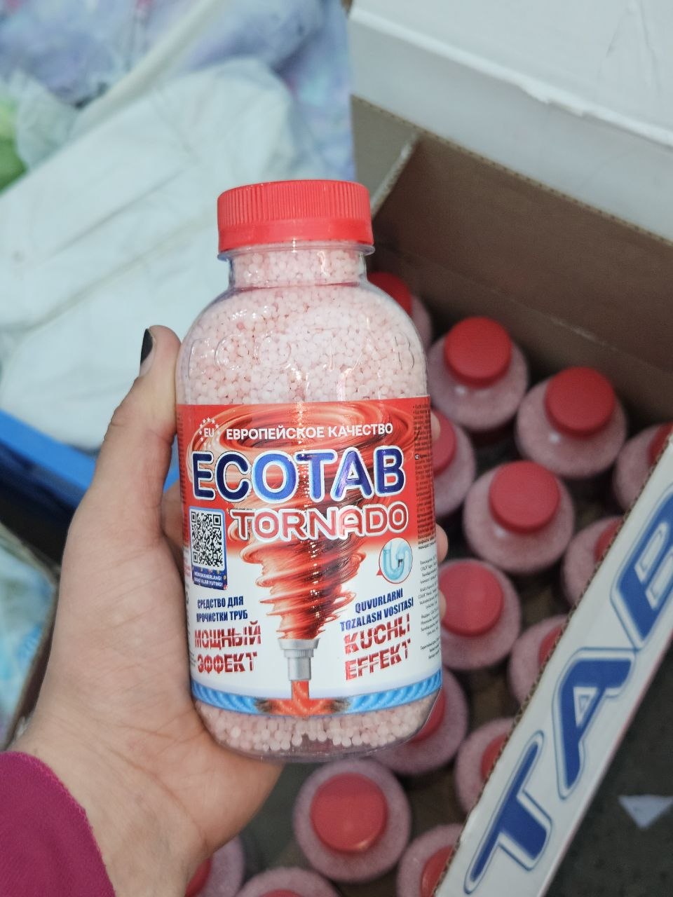 Ecotab quvur tozalash vositasi