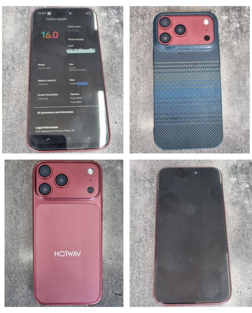 Hotway 18 Pro Max — 128GB, yangi holat