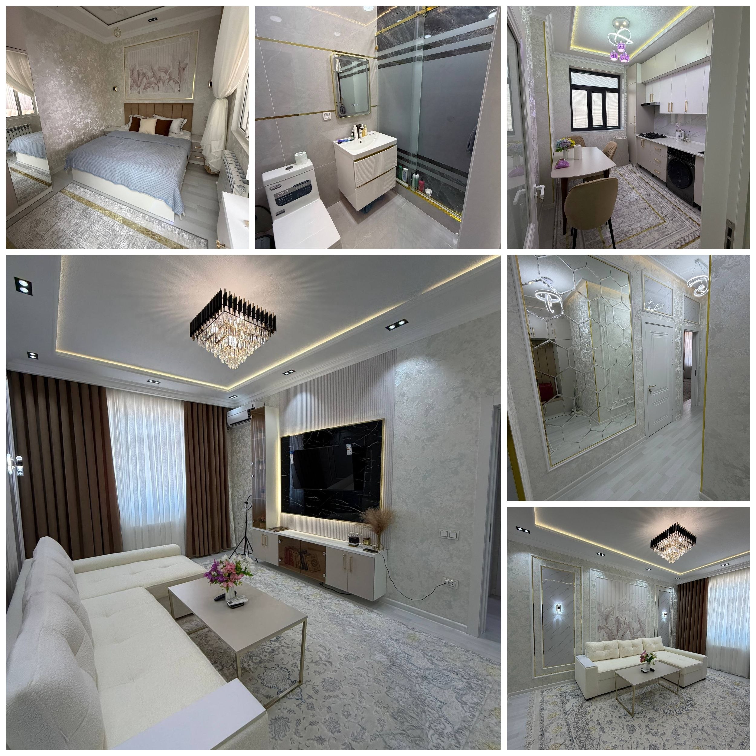 2 xonali yangi kvartira — 48m², Uchtepa