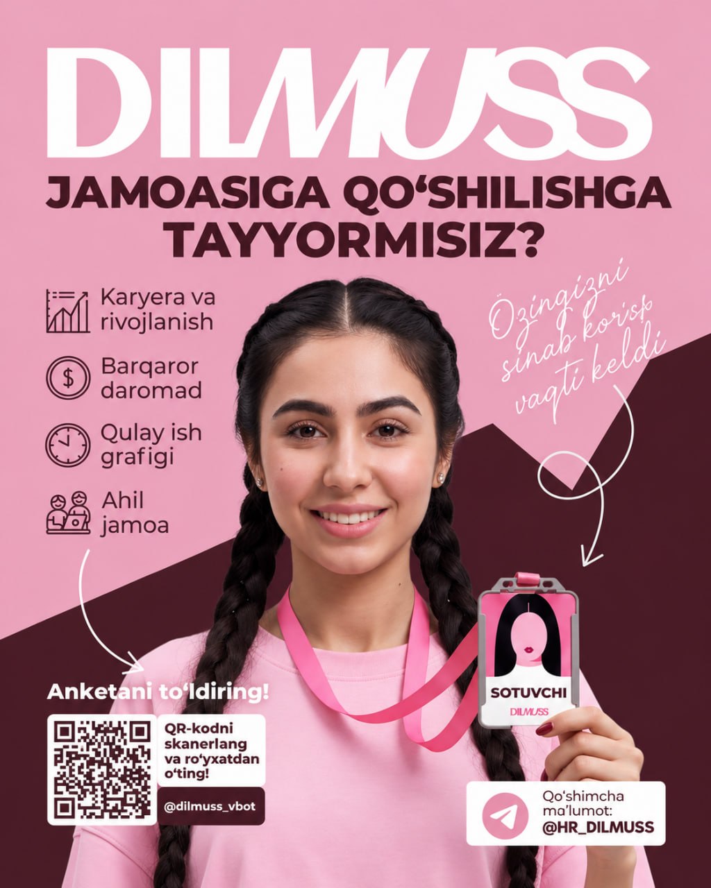 DILMUSS JAMOASIGA QO‘SHILISHGA TAYYORMISIZ