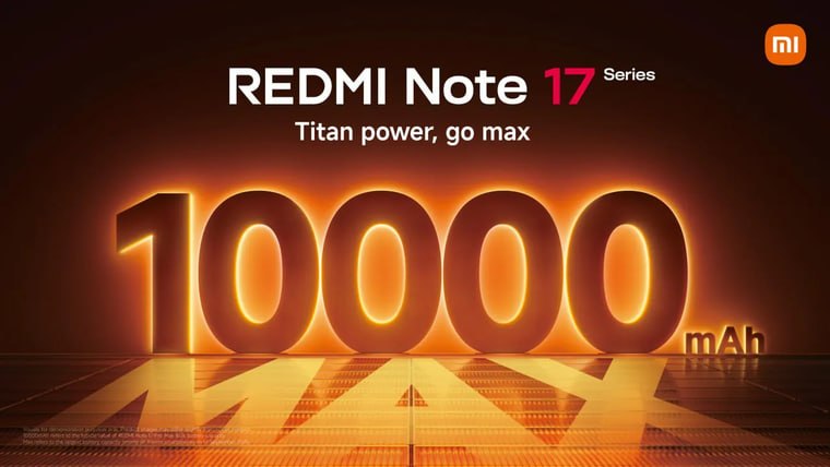 Xiaomi REDMI Note 17 Pro Max получит АКБ на 10 000 мА ч