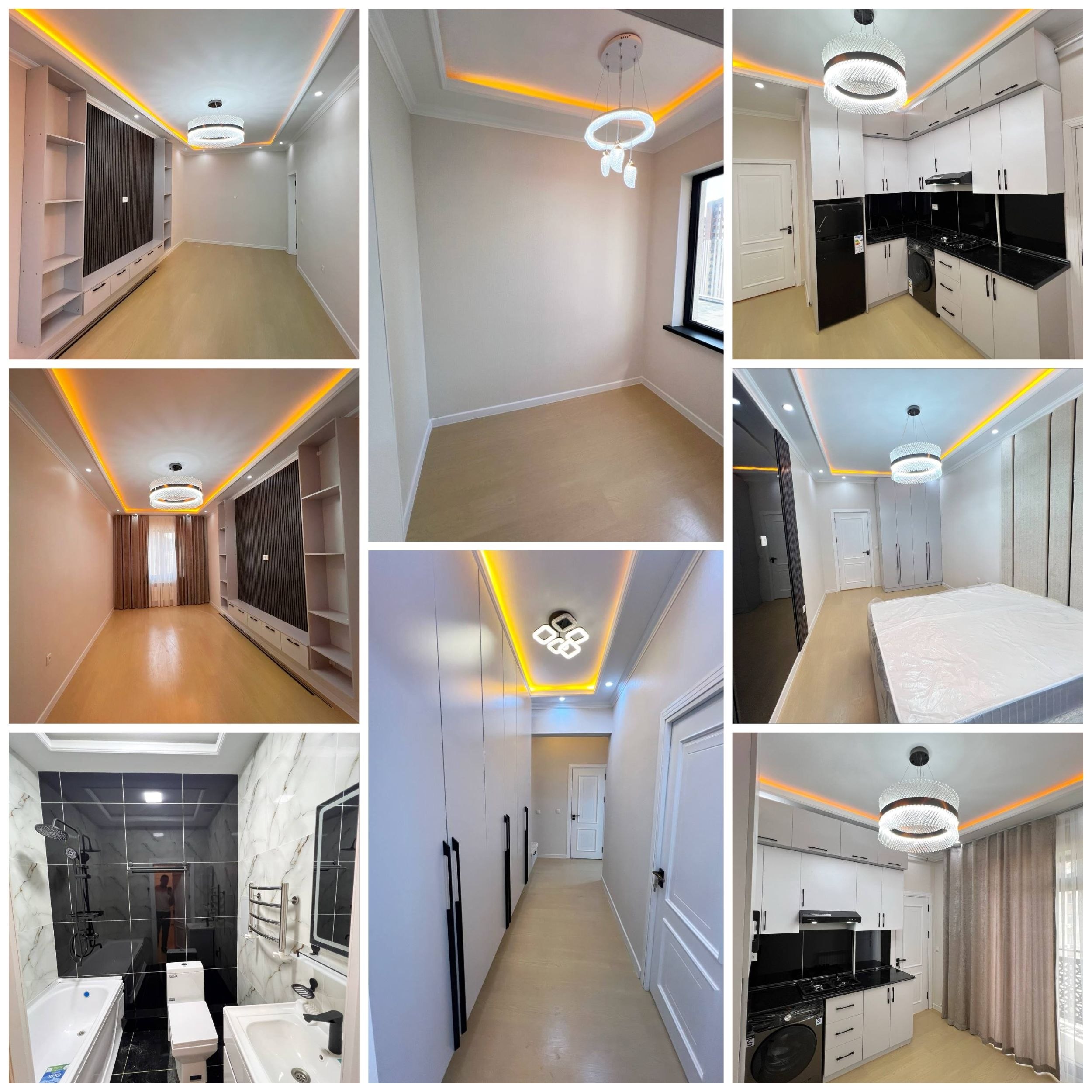 2 xonali yangi qurilgan kvartira — 63m²