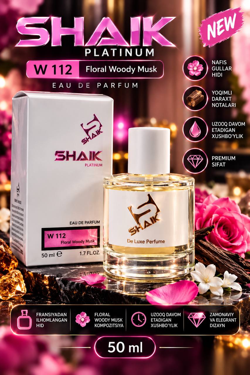 SHAIK PLATINUM W112 — Nafis parfyum 50 ml