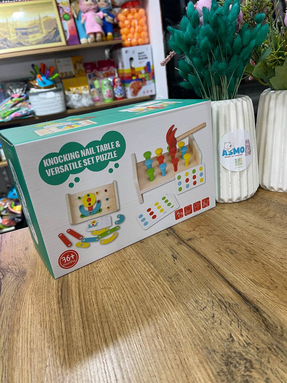 Montessori o'yinchoq — 3 tasi 1 da
