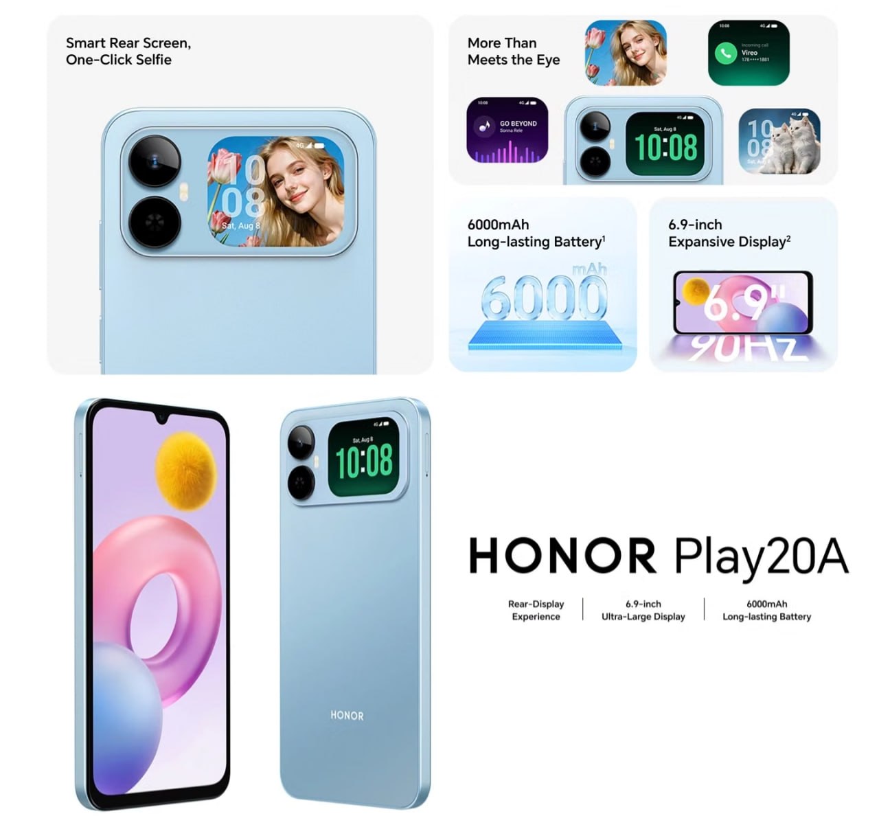 Honor косит под Xiaomi представлен смартфон с экраном