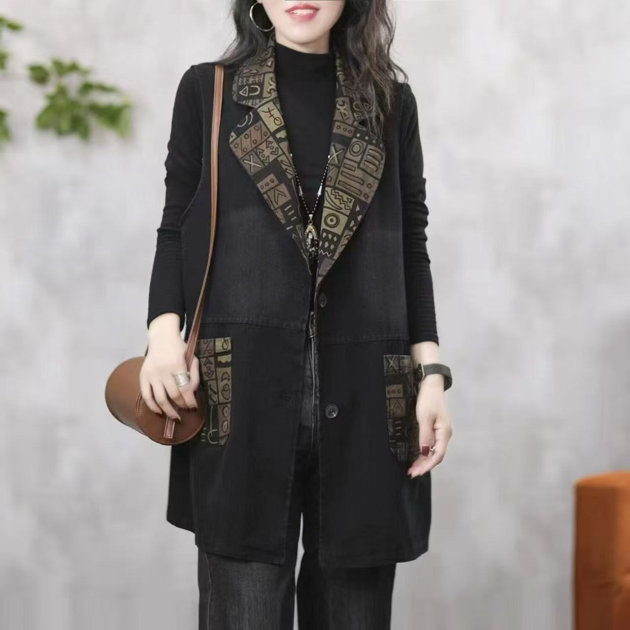 Denim vest — yangi model, 46-52 razmer