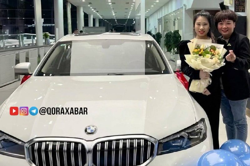 BMW avtomobili xodimlarga sovg'a