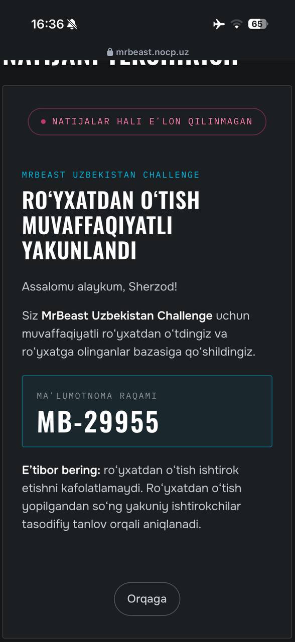Bu qachon anq boladi