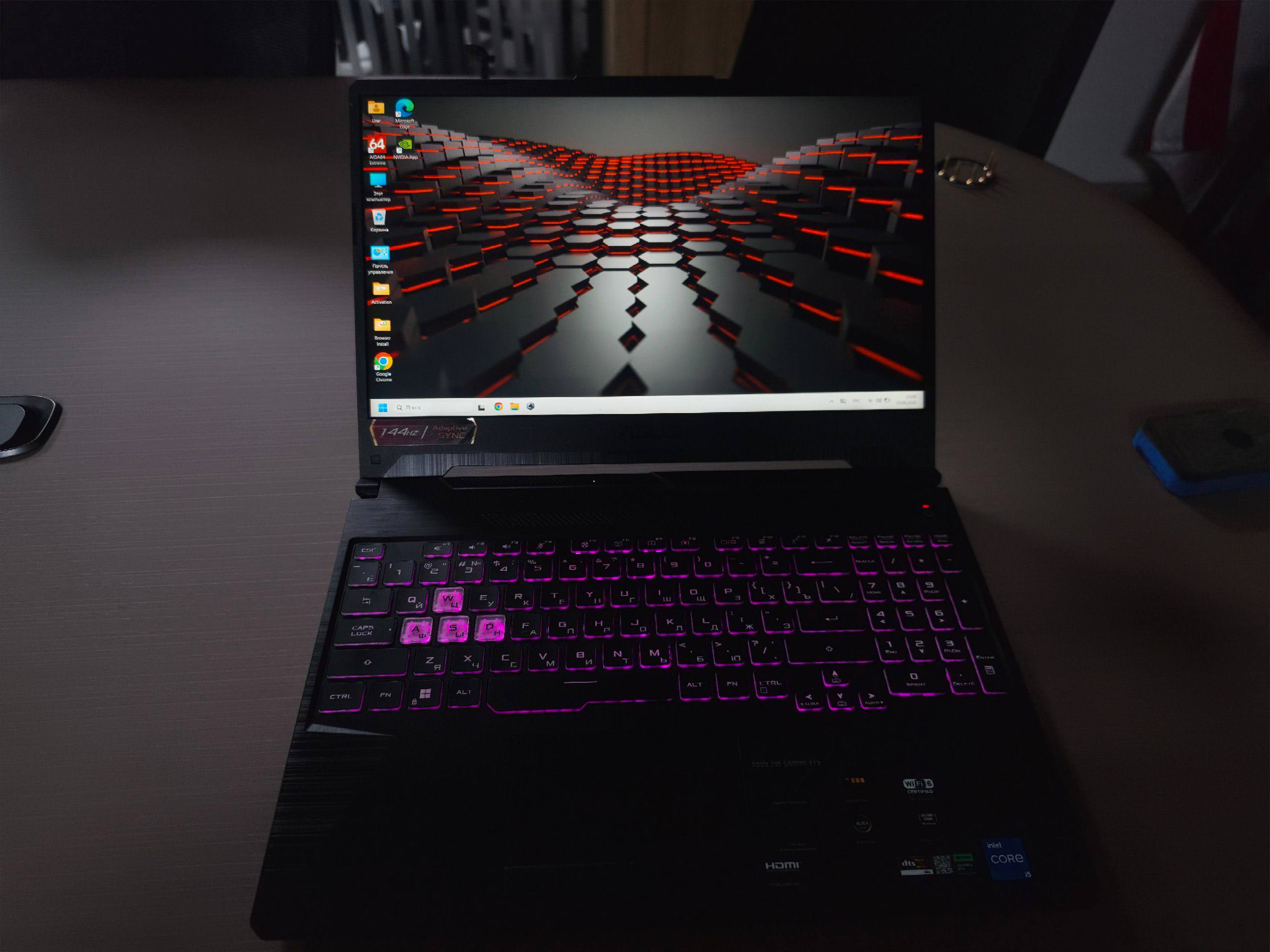 Мощный ноутбук для игр и рендера ASUS TUF FX506H