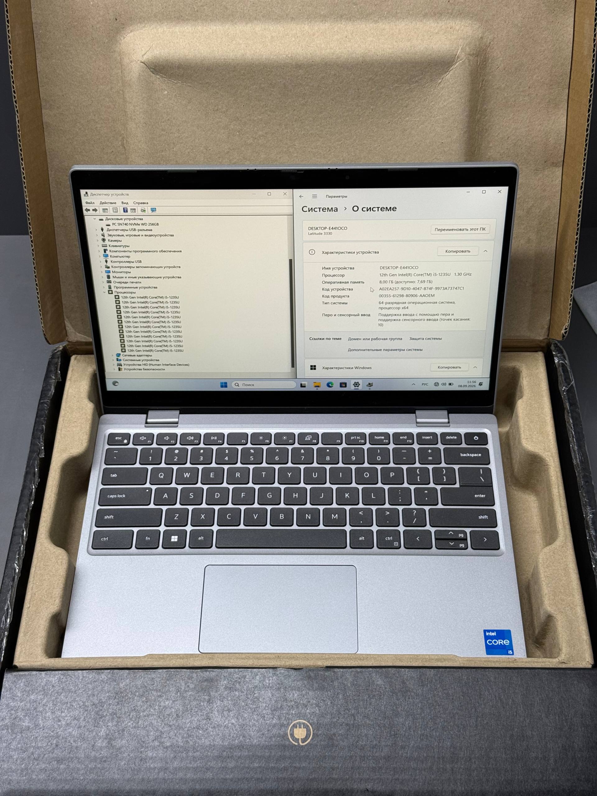 DELL X360 13.3" — yangi holat, Core i5