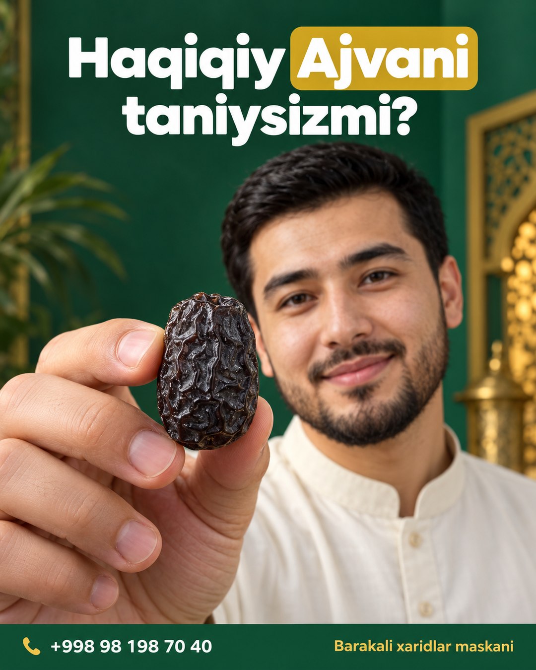 Juda yaltiroq va yopishqoq xurmolarga ehtiyot bo'ling