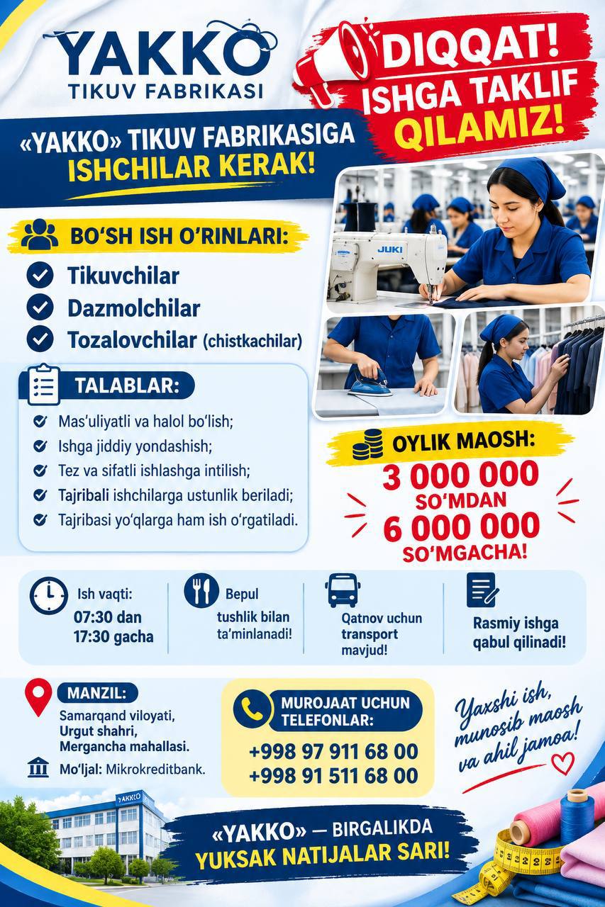 ISHGA TAKLIF QILAMIZ