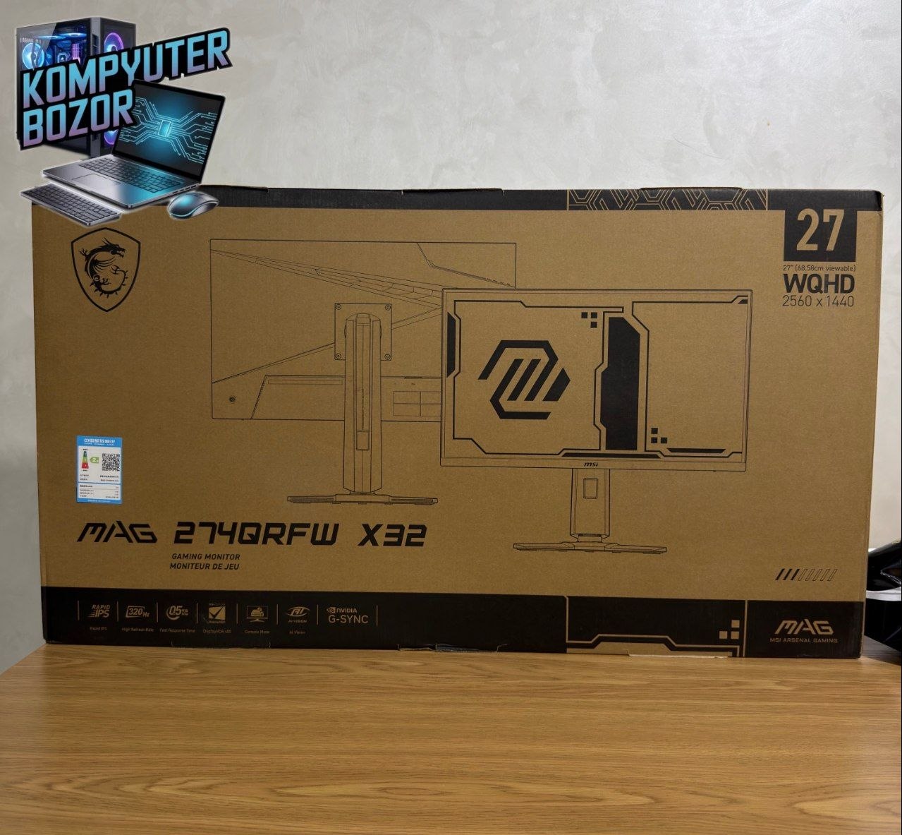 MSI Mag 274QRFW X32 — 27” QHD monitor