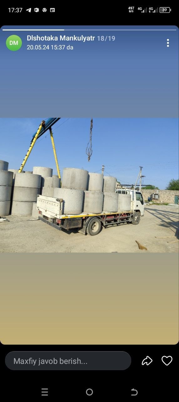 Almaz beton teshamiz katta kichik razmerda eshik