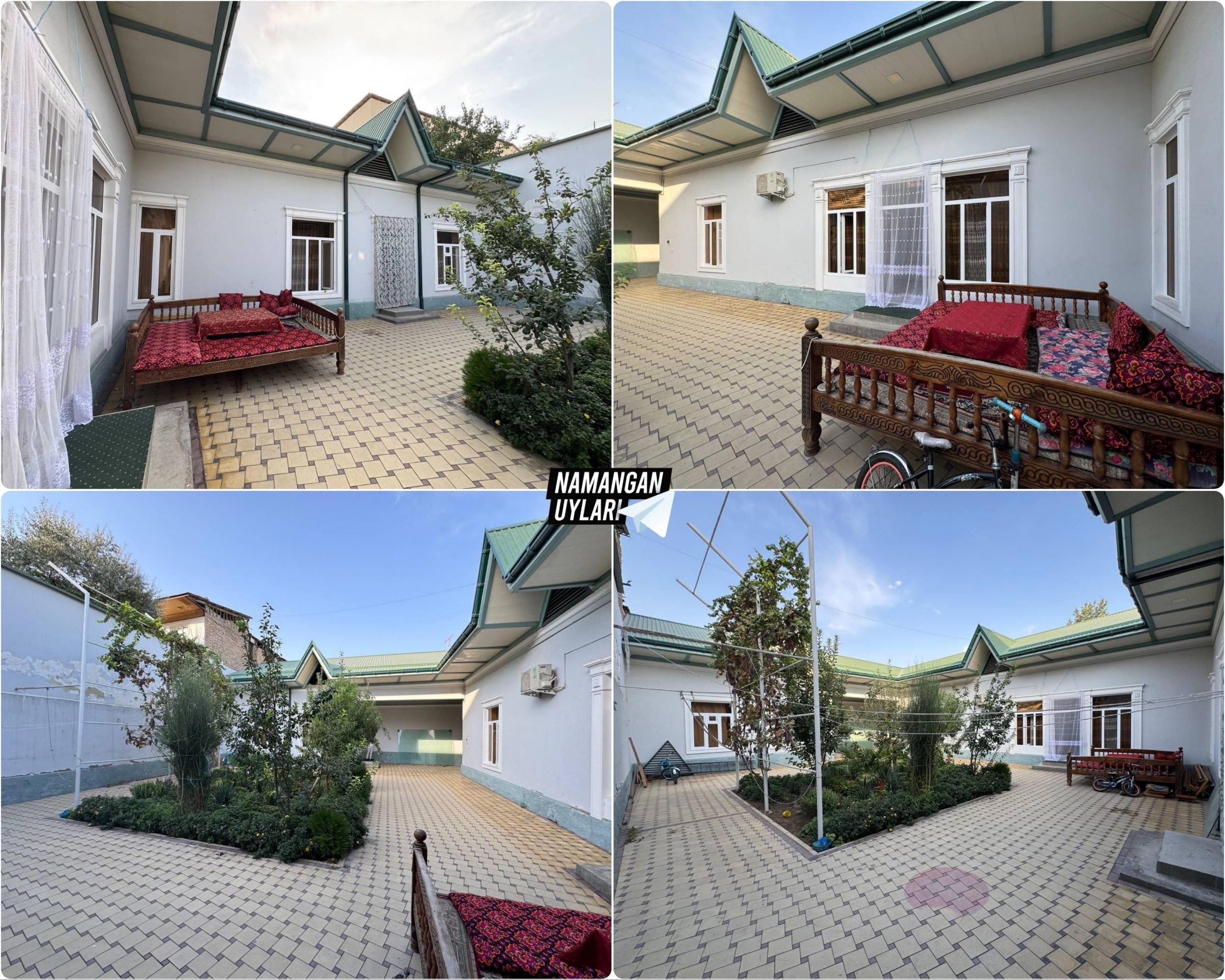 Mingchinorda 7 xonali hovli — tayyor to'y uchun