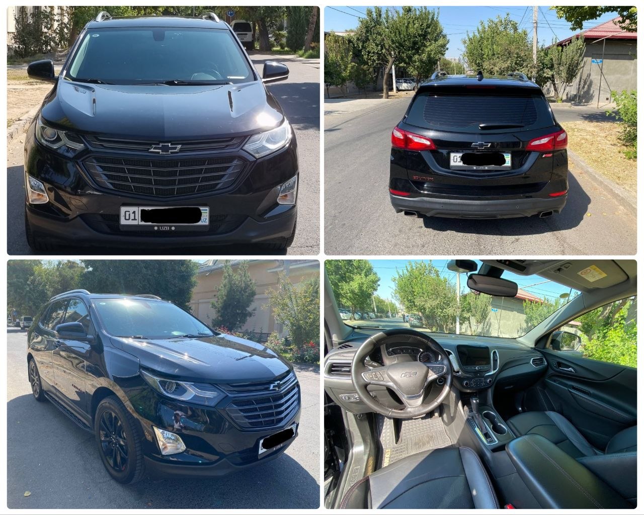 Chevrolet Equinox 2020 — qora, 112000 km