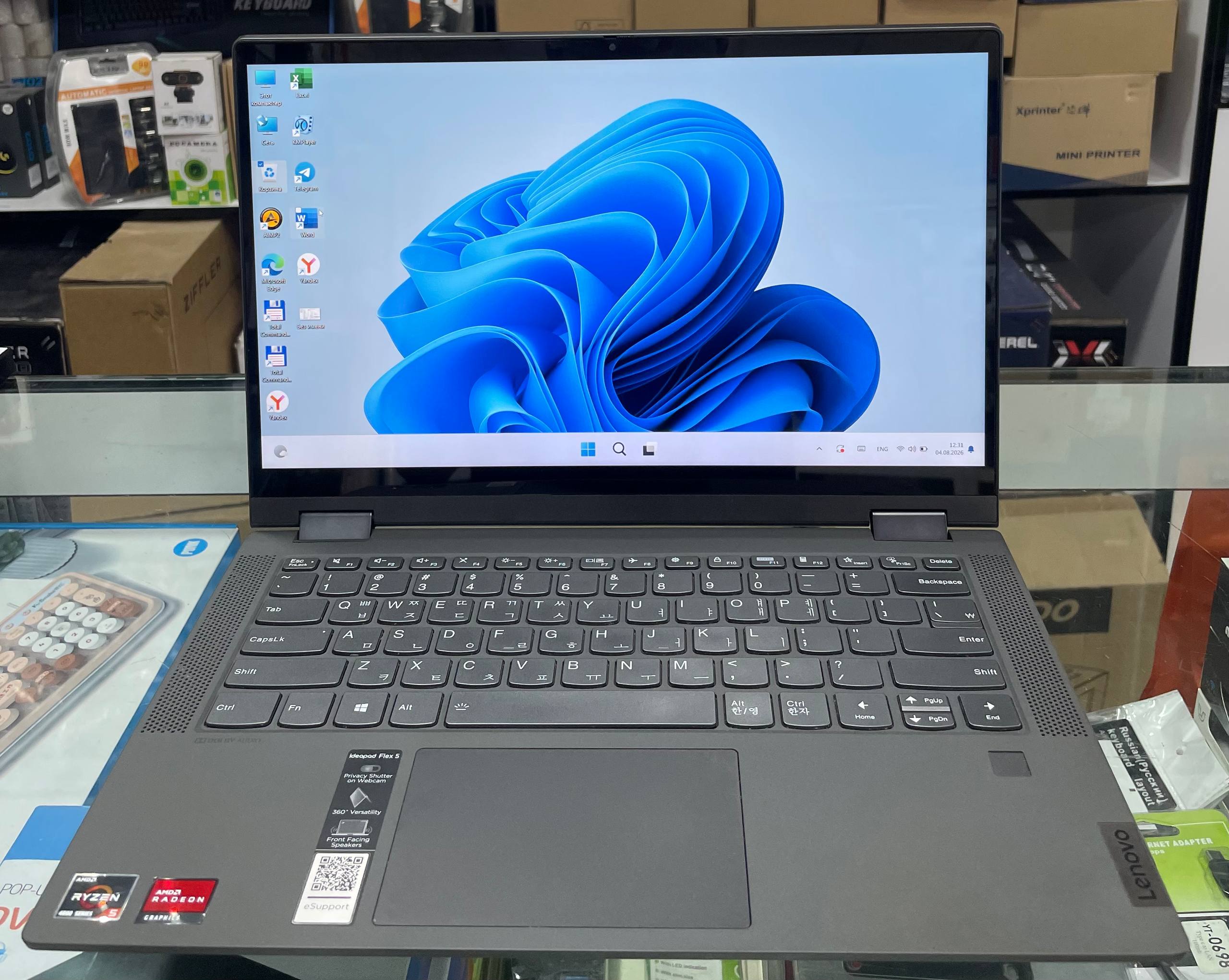 Lenovo ideapad Flex 5 x360 — Kuchli qulay va sensorli
