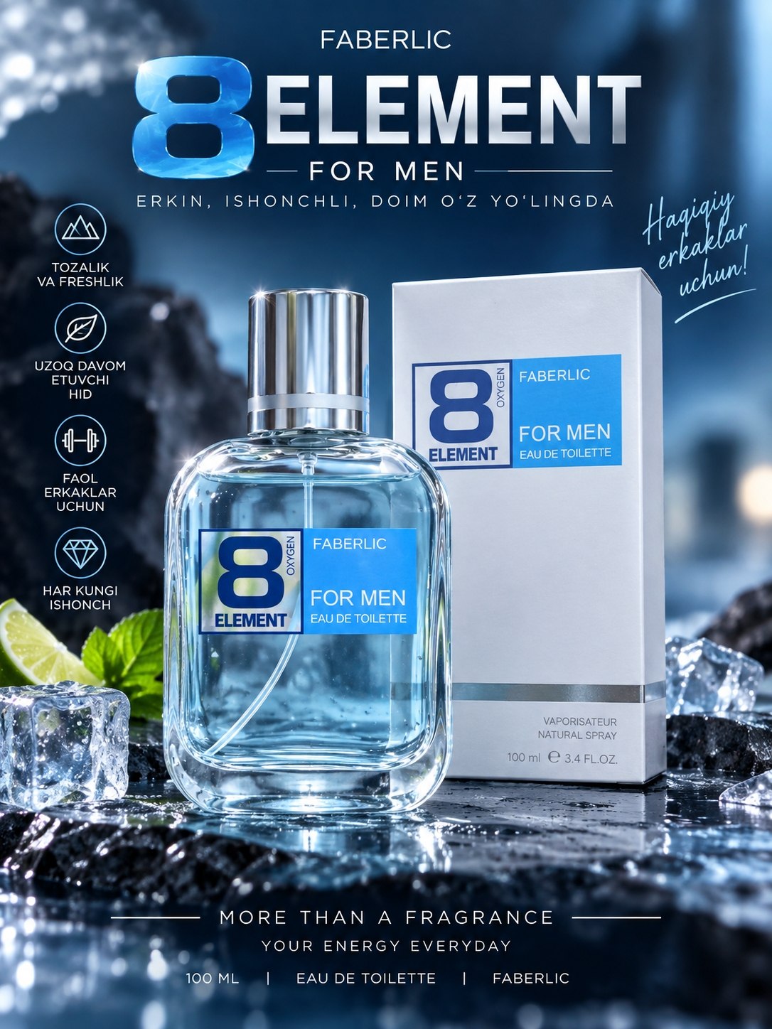 Erkaklar uchun 8 element ATR