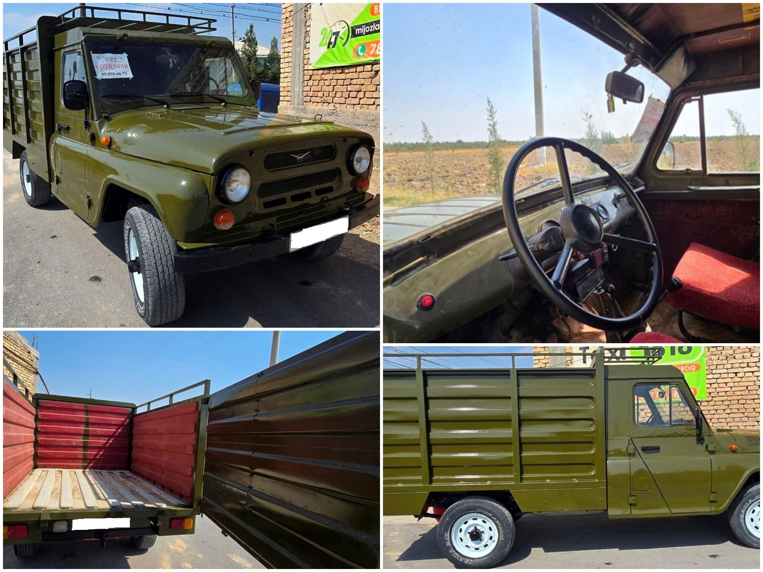 UAZ 31512 — 2003 yil, gaz balon o'rnatilgan