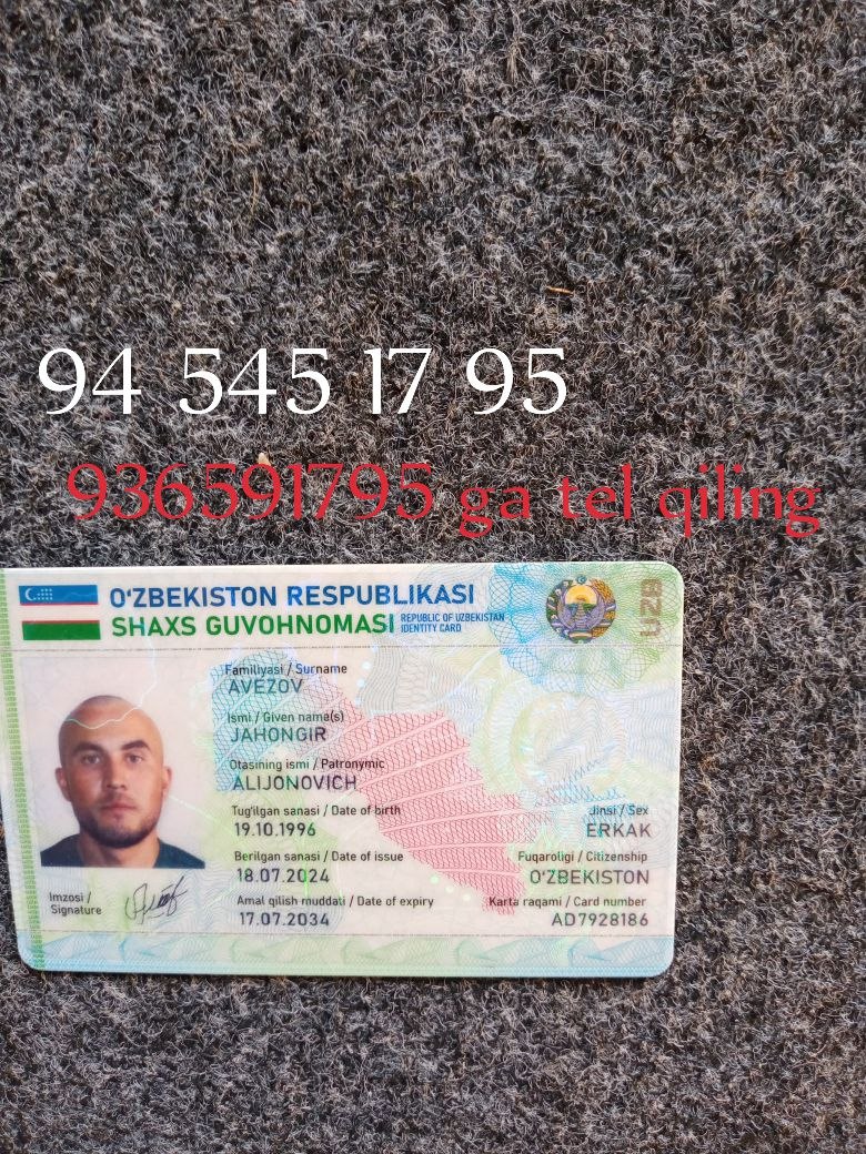 Shu pasport topib oldim taniganlar boʻlsa tel qilinglar