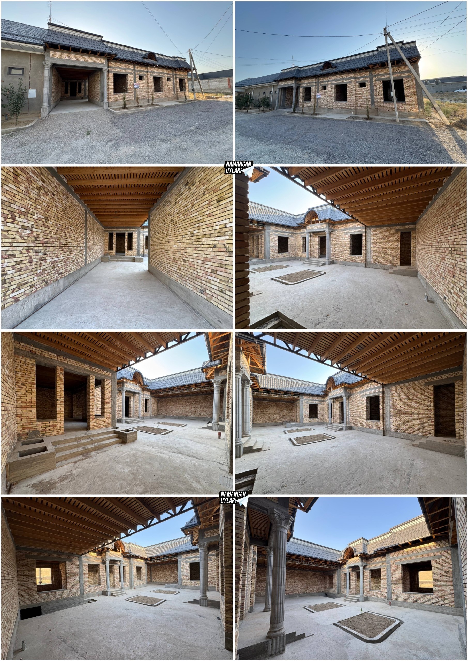 4 sotix hovli — 6 xona, keng, podvali bor