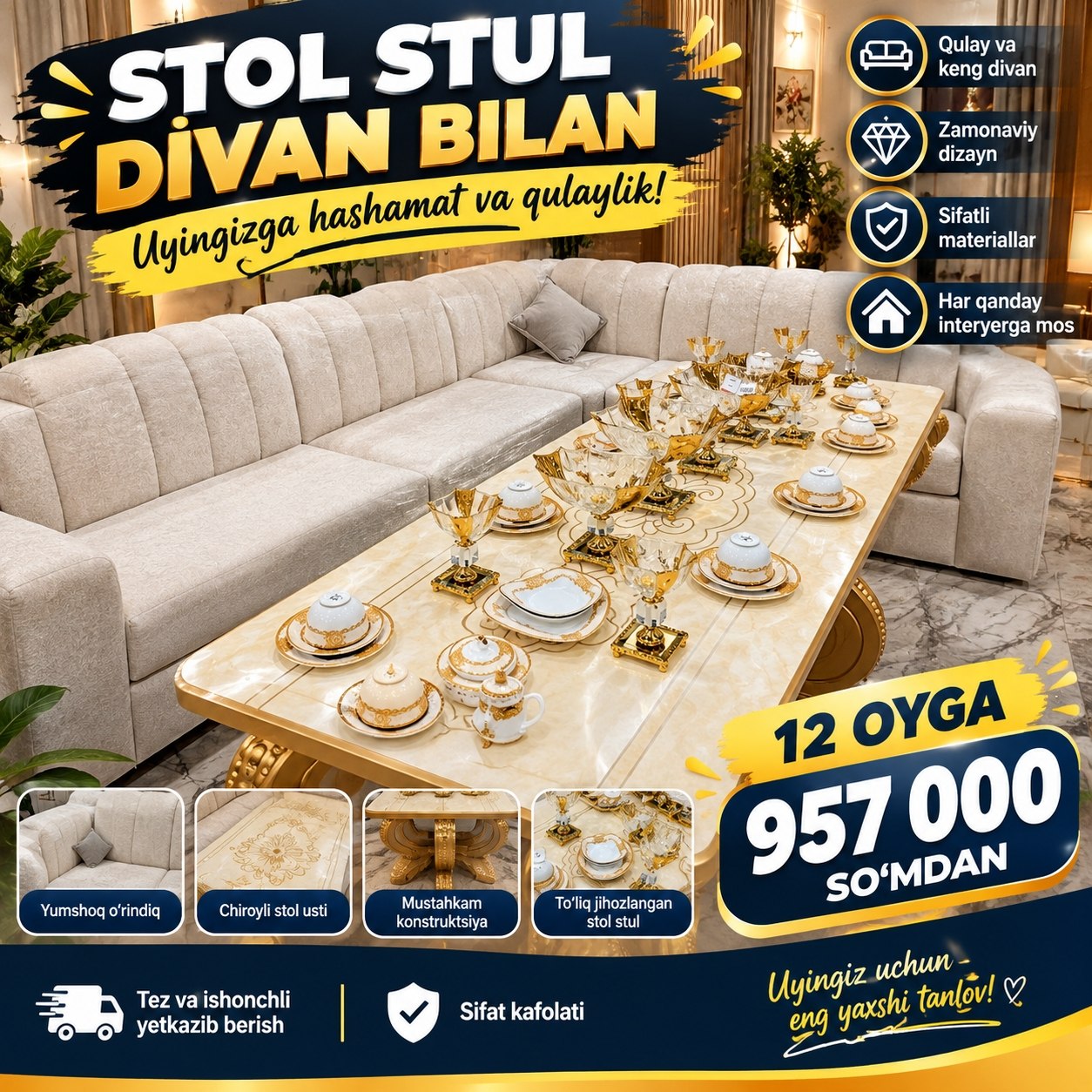 Uyingizga zamonaviylik va qulaylik olib keling