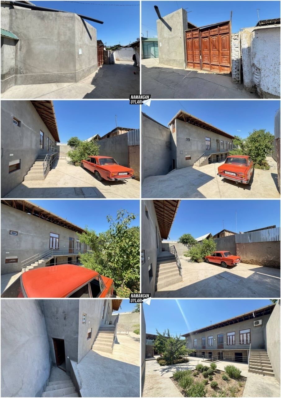 6 xonali hovli — keng agarodlari bilan