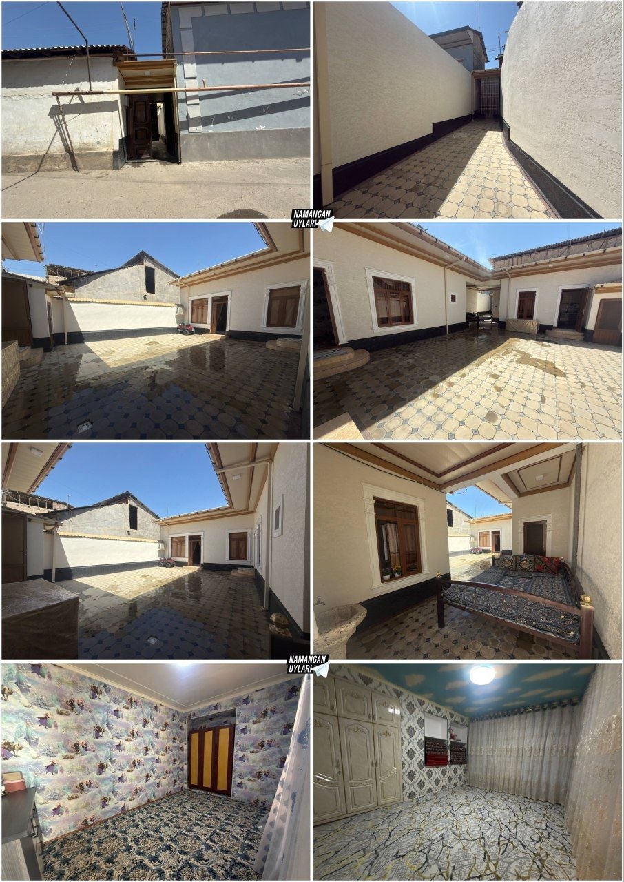 3 xonali hovli — to'yga tayyor, barcha sharoitlar