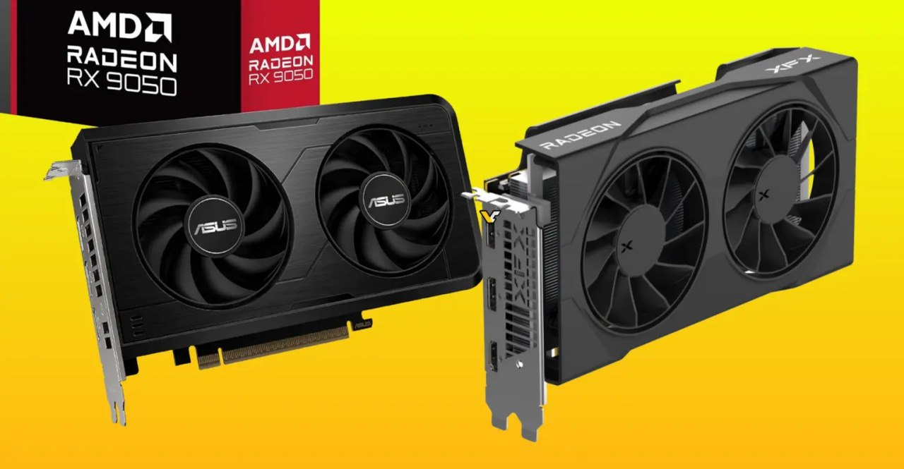 ASUS DUAL-RX9050-O8G — yuqori tezlikda