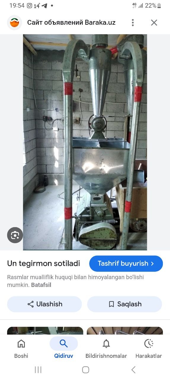 Bug'doyni qayta ishlovchi tegirmon