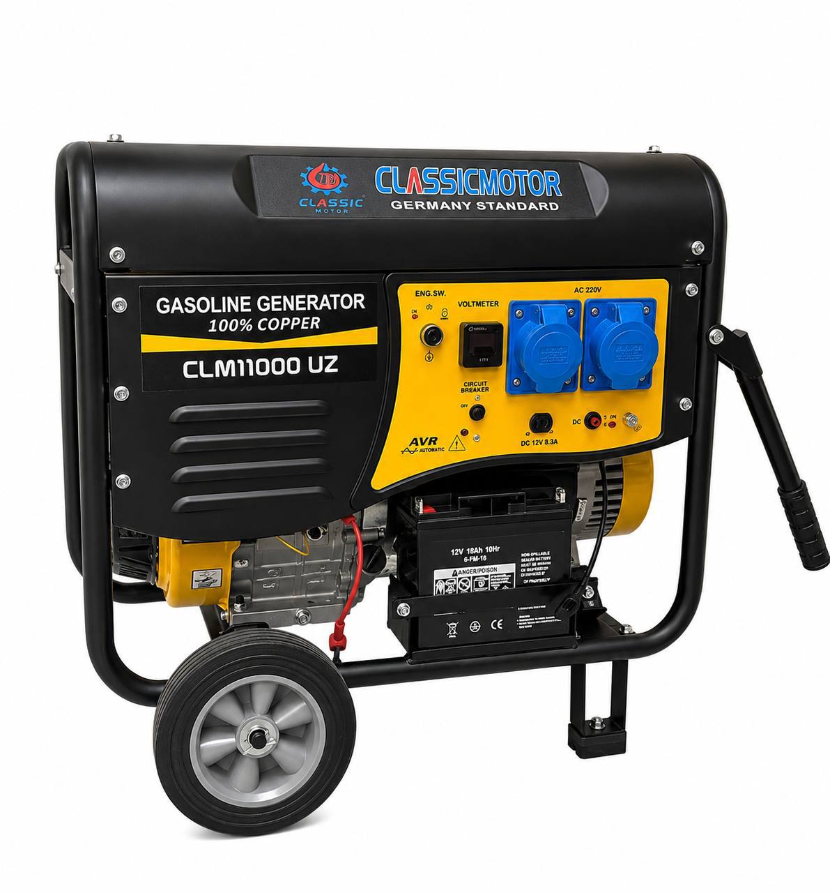 Benzin generator CLM 11000 UZ — kuchli va ishonchli