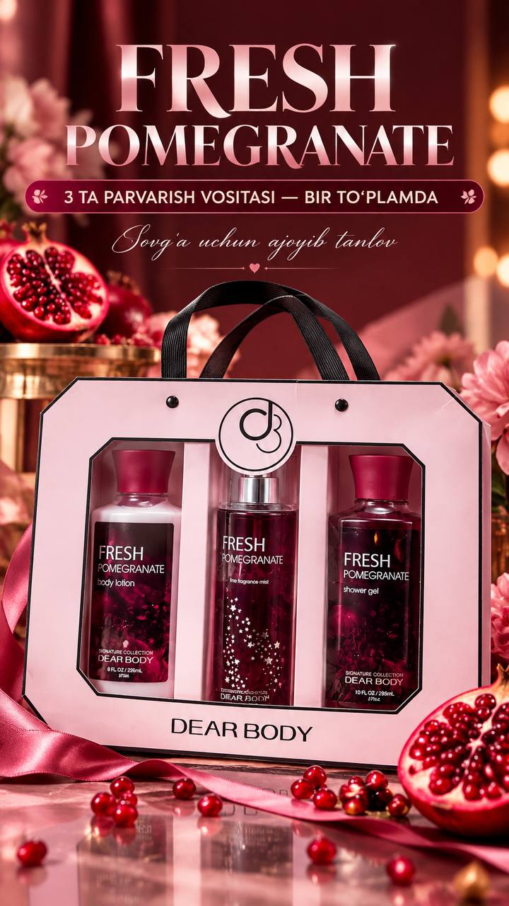 Dear Body Fresh Pomegranate — sovg'a to'plami