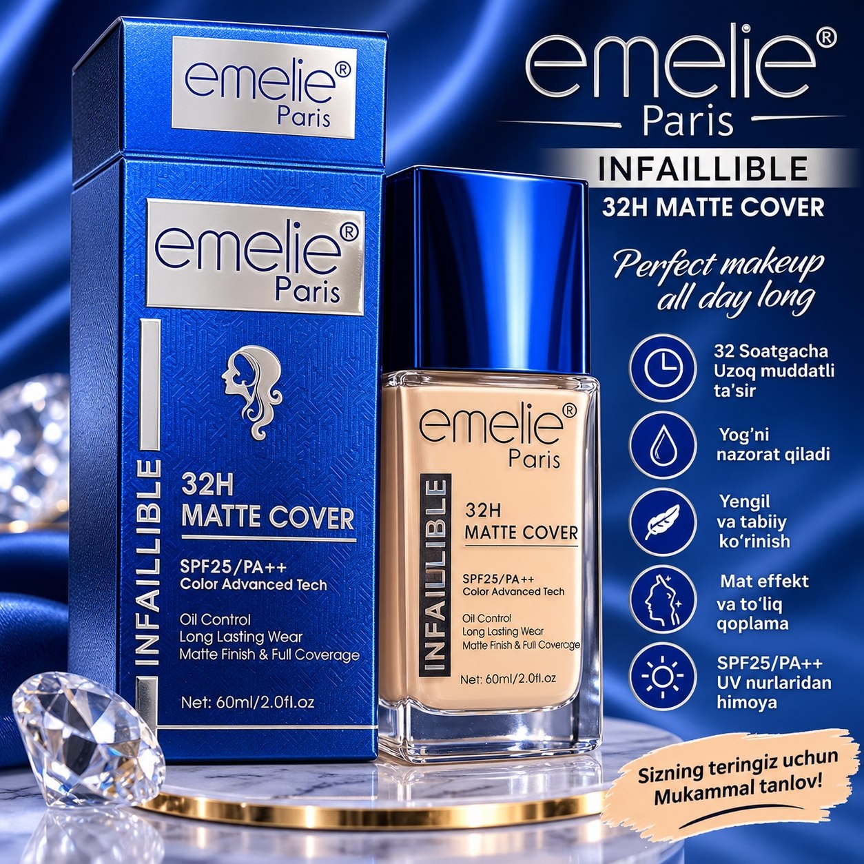 Emelie Paris Infaillible 32H Matte Cover