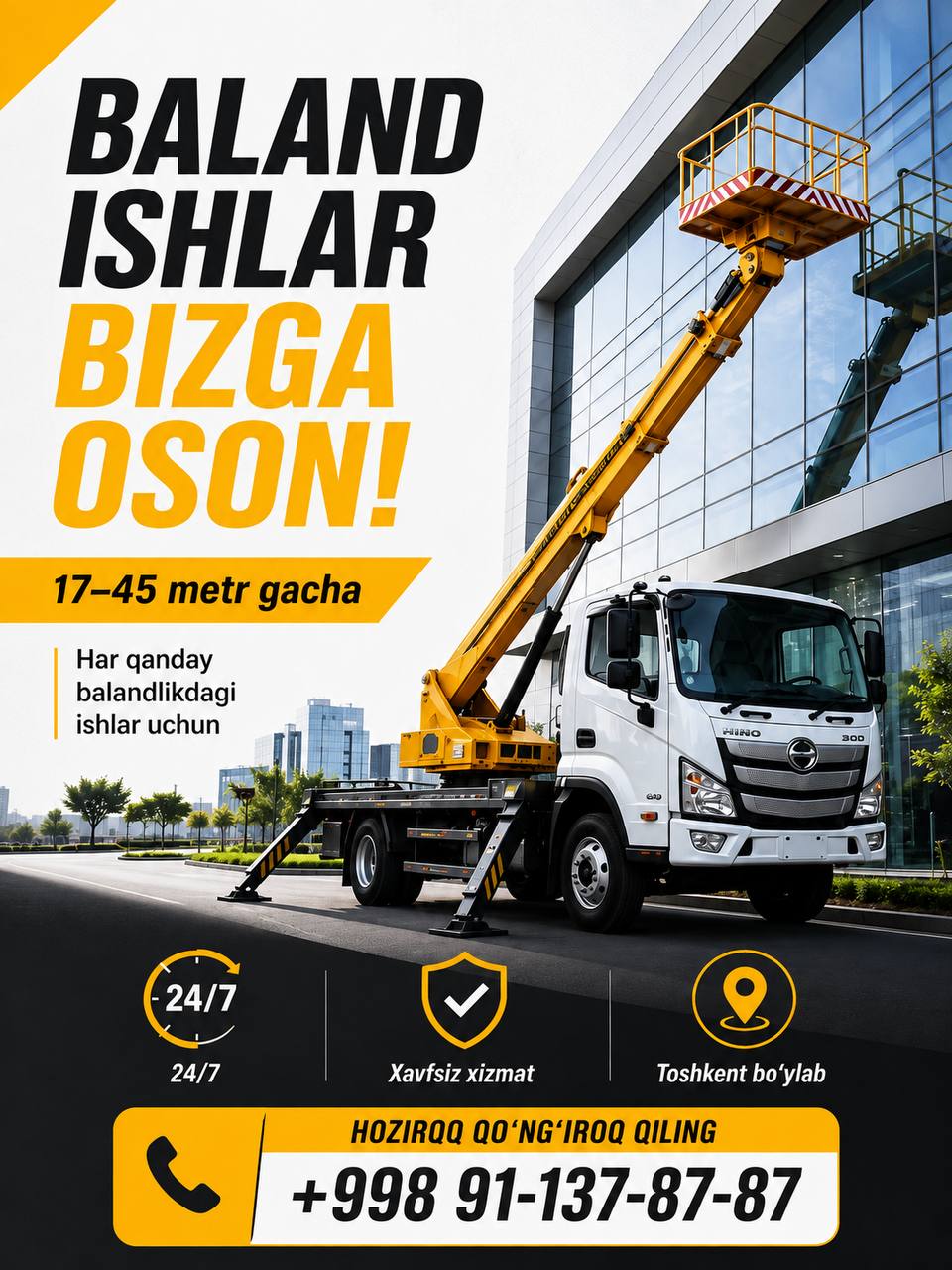 AVTOVISHKA XIZMATI — TOSHKENT VA VILOYAT BO‘YLAB
